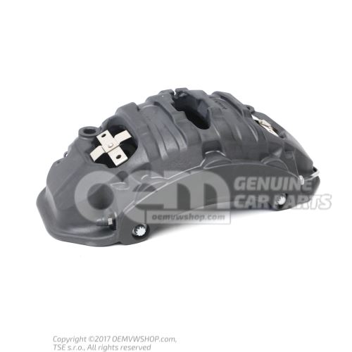4J3615124N Audi e-tron GT black Caliper without brake pads, size 360x36mm, front right