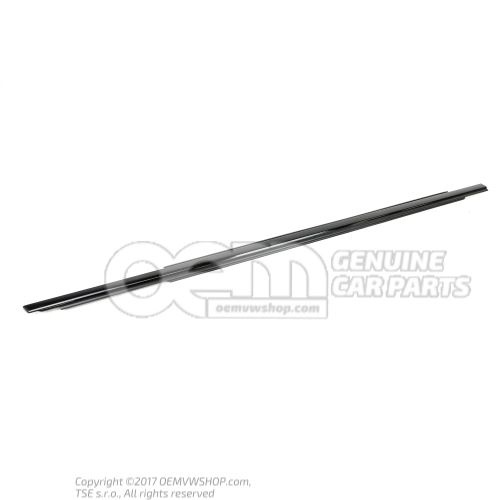 Window slot seal with trim strip black-glossy 8K0853284N T94