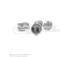 Capuchon de boulon de roue couleur chrome metallise 8D0601173E 7ZS