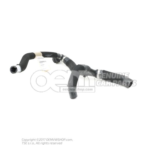 Coolant hose with quick release coupling Audi TTRS Coupe/Roadster 8J 8J0122101A