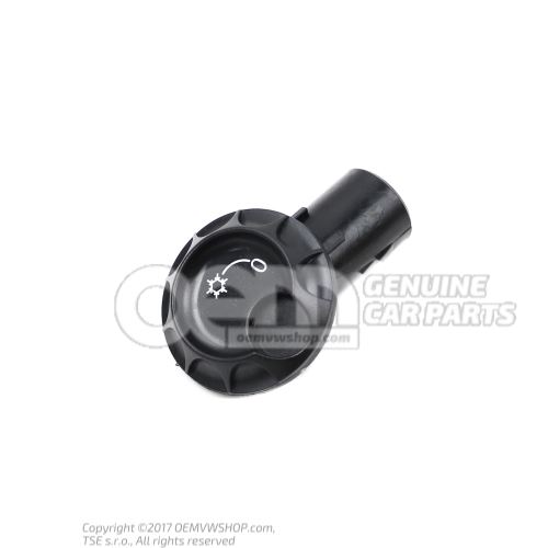 Air supply valve satin black 1Z0816355 9B9