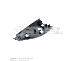 Cache noir satine Volkswagen Amarok 2H 2H6837993 9B9