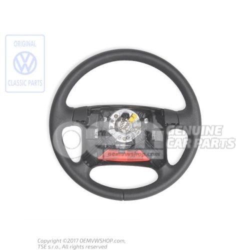 Steering wheel (leather) steering wheel black 1HM419091P 1BX