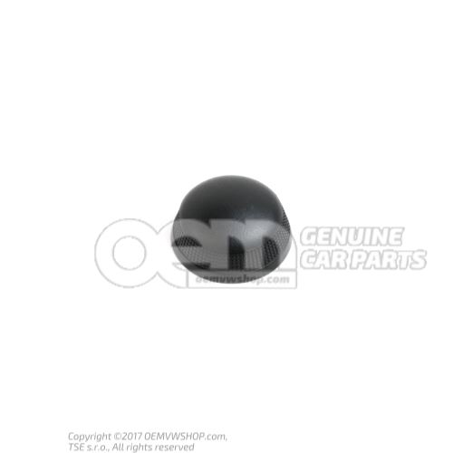 Bouton noir satine 1H0857520A B41