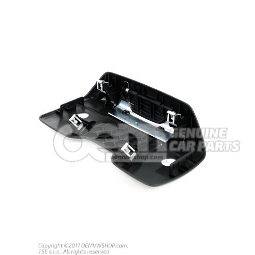 Panel for upper seat back sabre(black)