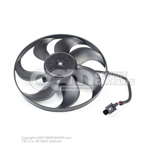 Radiator fan with fan holder 6X0959455C