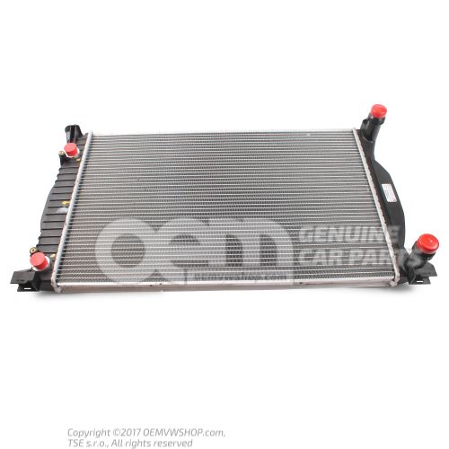 Coolant radiator with oil cooler 8E0121251AQ