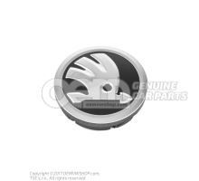 Enjoliveur de roue noir/chrome 5E0601151 FOD