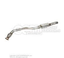 Exhaust pipe with front silencer 4G0254300P