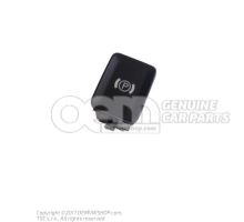 Button for electromechanical parking brake black/white 3C0927225C REH