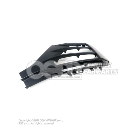 Rejilla conduccion aire antracita/ cromo oscuro alto brillo Audi Q2 81 81A807671 EFA