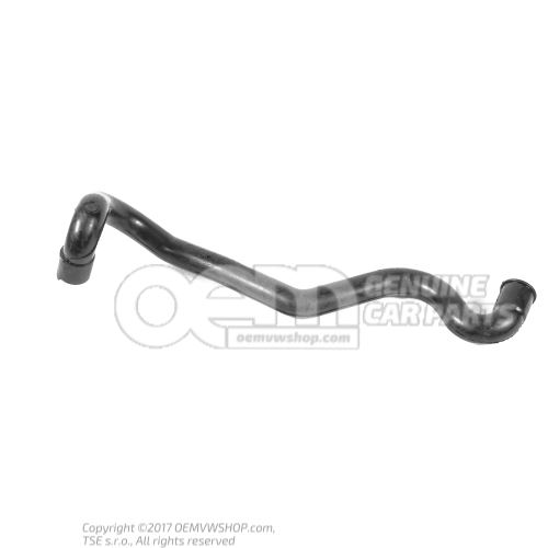 Air hose for vehicles with glove comp. with cooling air connection - left hand drive 5G1816311A