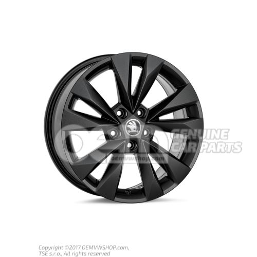 Aluminium rim Black metallic 57A071497H FL8