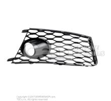 Grille de guidage d'air grille noir-brillant 4G0807681T T94