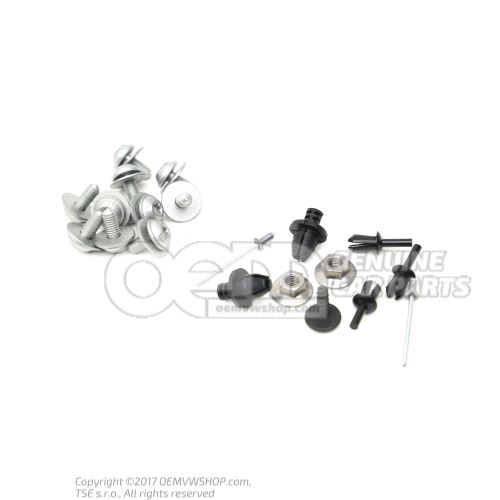Attachment parts for one fender Audi A1/S1 8X 8X0098625