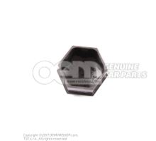 1 set of cover caps for wheel studs, silver grey 1Z0071215A Z37