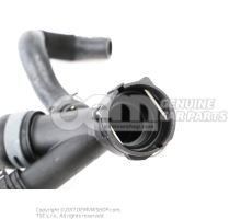 Coolant hose with quick release coupling 5Q0122101DT