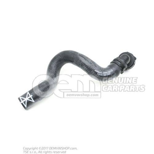 Tubo flex. agua con pieza acoplamiento Audi TT/TTS Coupe/Roadster 8N 8N0122073