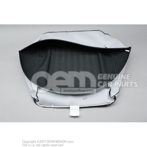 Seat covering (fabric) Titan black 7E0881405DJHTN