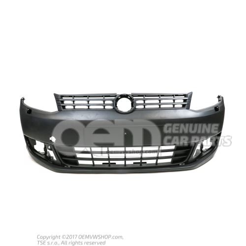 Cubierta del parachoques negro satinado Volkswagen Caddy 2K 2K5807217A 9B9