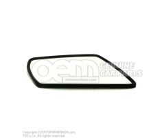 Mirror glass (convex) with carrier plate Audi A6 Allroad Quattro 4B 4Z7857536F