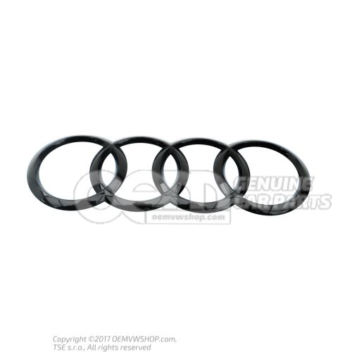 AUDI emblem black-glossy 4M0853742DT94