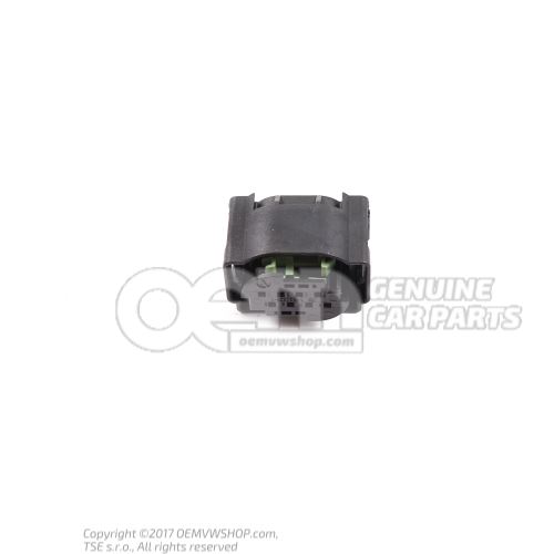 Flat contact housing connection piece control unit with software for distance regulation and radar sensor 4F0972708