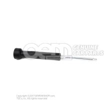 Angled screwdriver with inter- changeable multipoint bits 6R0012255