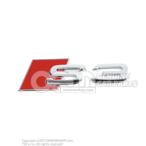 Monogramme chrome 8P0853735 2ZZ