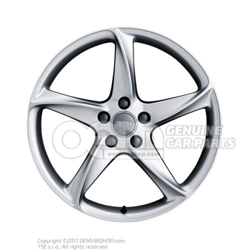 Aluminium rim silver