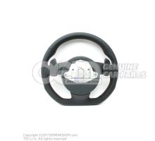 Multifunct. sports strng wheel (leather) mult.steering wheel (leather) steering wheel soul 8K0419091DKIWR
