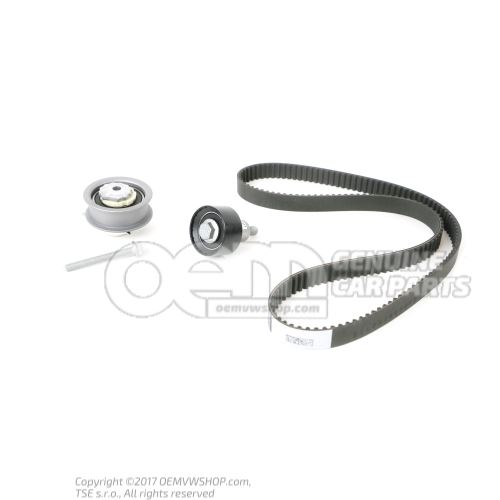 Repair kit for toothed belt with tensioning roller 04E198119A