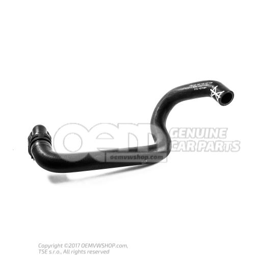 Coolant hose with quick release coupling 1K0122157KB