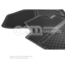 1 set foot mats (rubber) - left hand drive 6V1061551