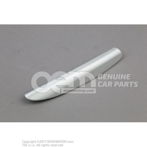 Embellecedor aluminio plata-cepillado 8J0867585A 1NK