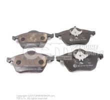 1 set of brake pads for disk brake Seat Alhambra 7M 7M3698151