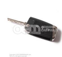 Main key for vehicles with KESSY (access and start auth.) outer/inner rail profile
