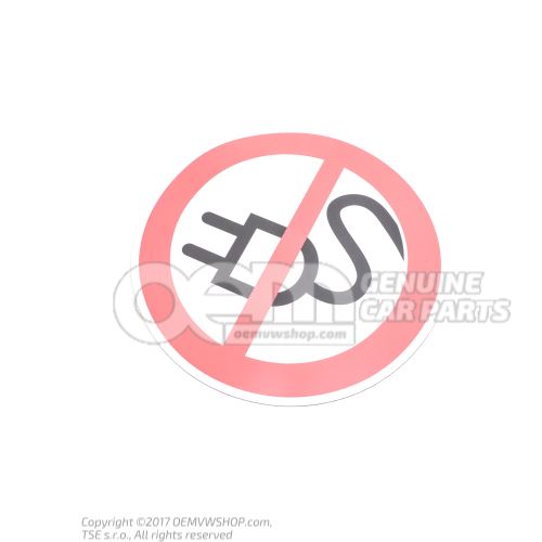 Panneau d’interdiction « Ne pas recharger » VAS 6871