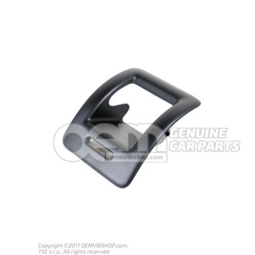 Trim for backrest release mechanism titan black 6R0885893 82V