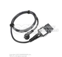Charge cable for mains socket with angle connector 7PP971678