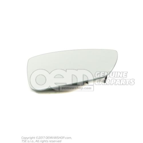 Mirror glass (convex) with carrier plate 6RF857522