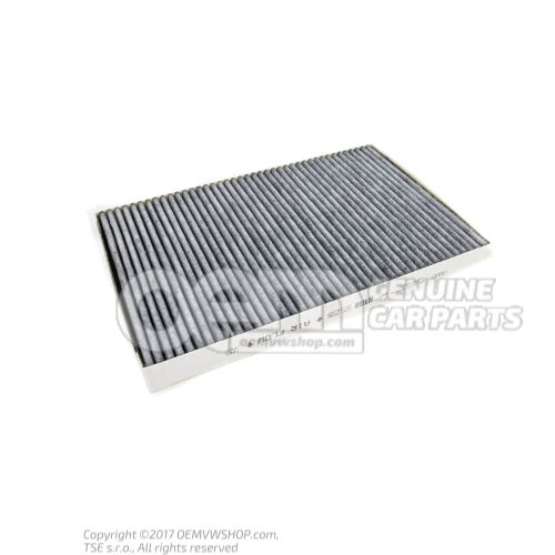 Filter insert with odour and harmful substance filtering 4B0819439A