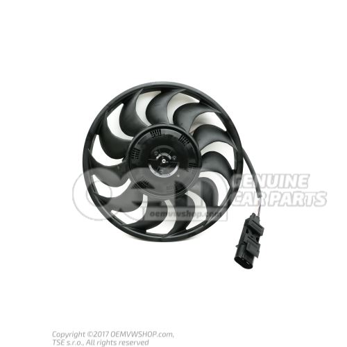 Radiator fan with control unit 8K0959455H