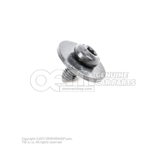 N  91175701 Semi round bolt (combi) with hexagon socket head M6X14
