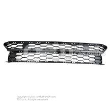 Vent grille satin black Volkswagen Amarok 2H 2H6853677 9B9
