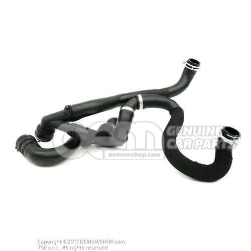 Coolant hose with quick release coupling 6C0121049C