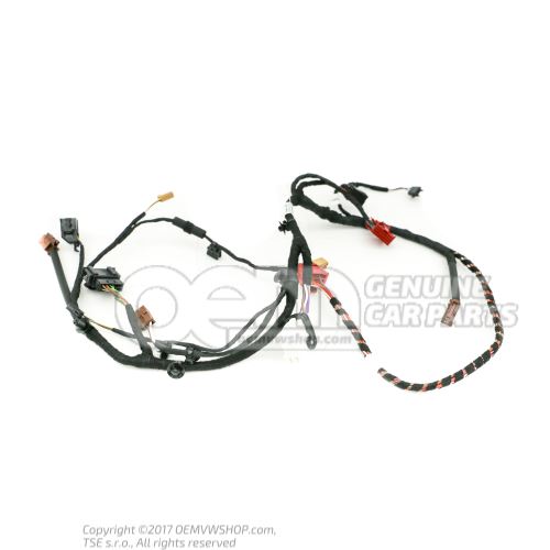 Seat frame wiring harness - left hand drive 8W0971366DT
