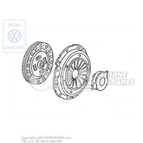 1 juego piezas de embrague Volkswagen Polo Hatchback 86C 052198141DX