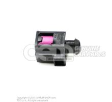 Flat connector housing with contact locking mechanism connection piece high pressure pump 4D0971992
