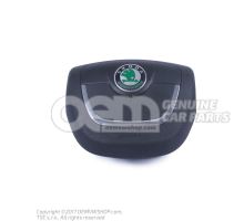 Airbag unit for steering wheel black/bright chrome 1Z0880201ASTDZ